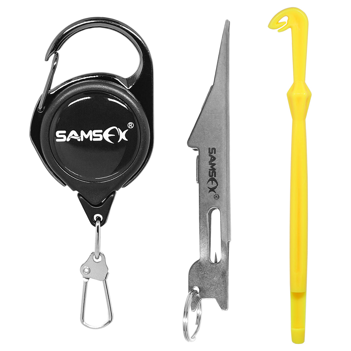 SAMSFX Fly Fishing Knot Tying Tool, Loop Tyer and Retractors