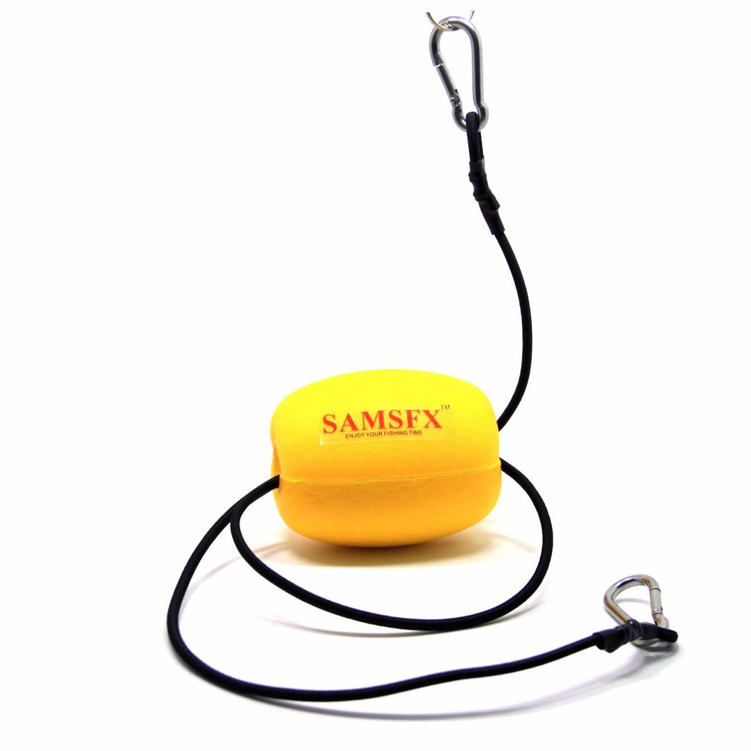 Astibym Kayak Buoy, Kayak Boat Leash Rope with Buoy Floating Ball Stainless  Steel Hook for Fishing Drift Anchors System Double ball yellow rope set