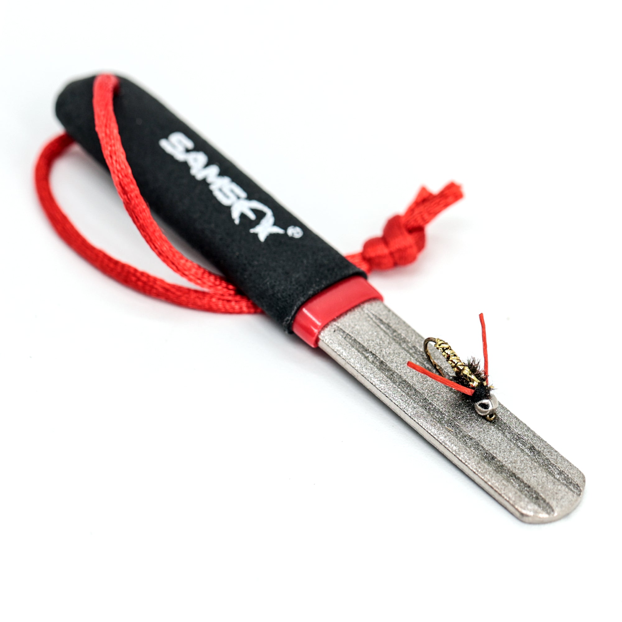 Fishing Hook Sharpener File Tool Stone Fishing Tackle Carp Coarse Fly Fish  Hook Groove Two Side